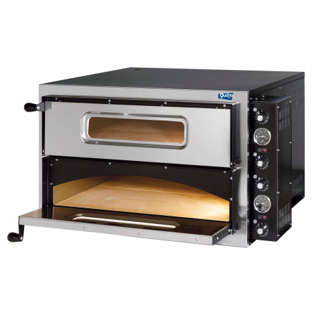 FORNO PIZZA ELETTRICO a 2 camere n. 4+4 pizze fino Ø cm. 34