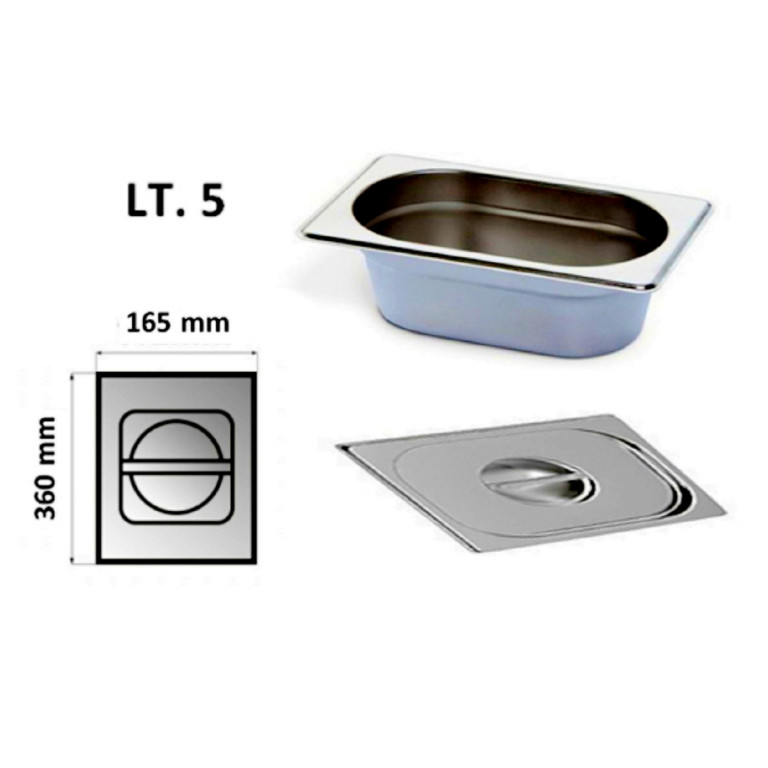 VASCHETTA INOX LT. 5 per mod. Q3030