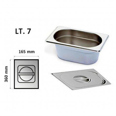 VASCHETTA INOX LT. 7 per mod. Q3030