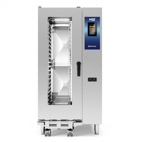 Forno elettrico combinato a vapore diretto serie Premium Bakery 15 x EN (cm.60x40) con sistema lavaggio automatico